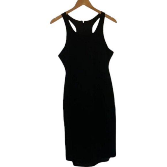 Lulus black racer back bodycon dress size L - Picture 3 of 5